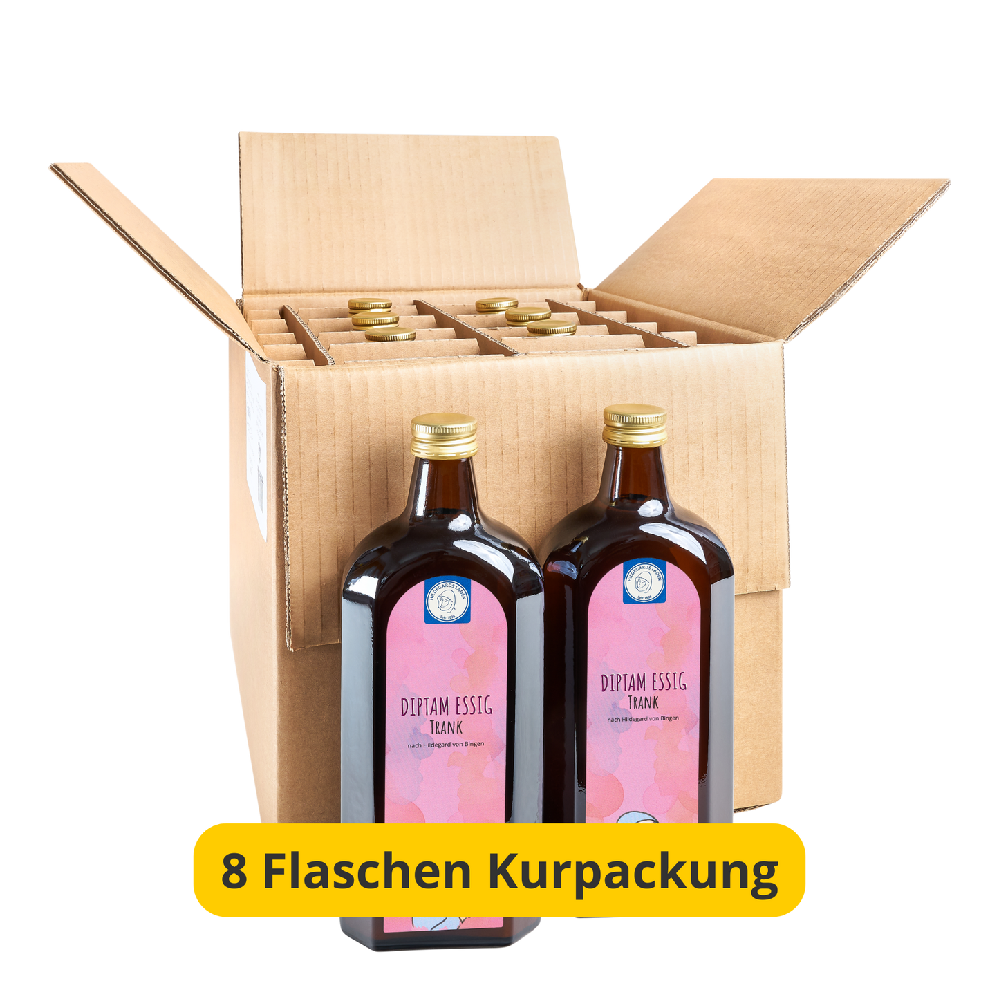 Diptam Essig Trank 8 Flaschen Kurpackung 4000ml