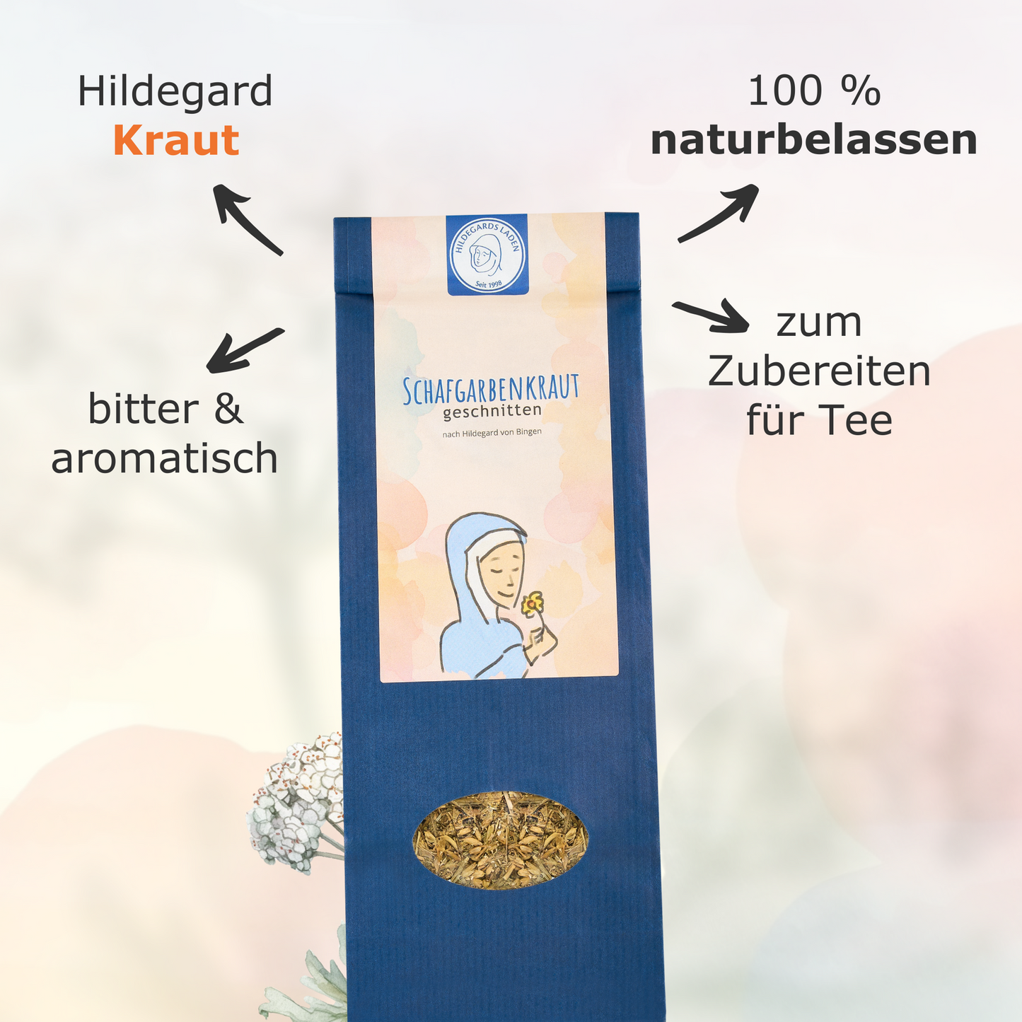 Schafgarbenkraut geschnitten 50g