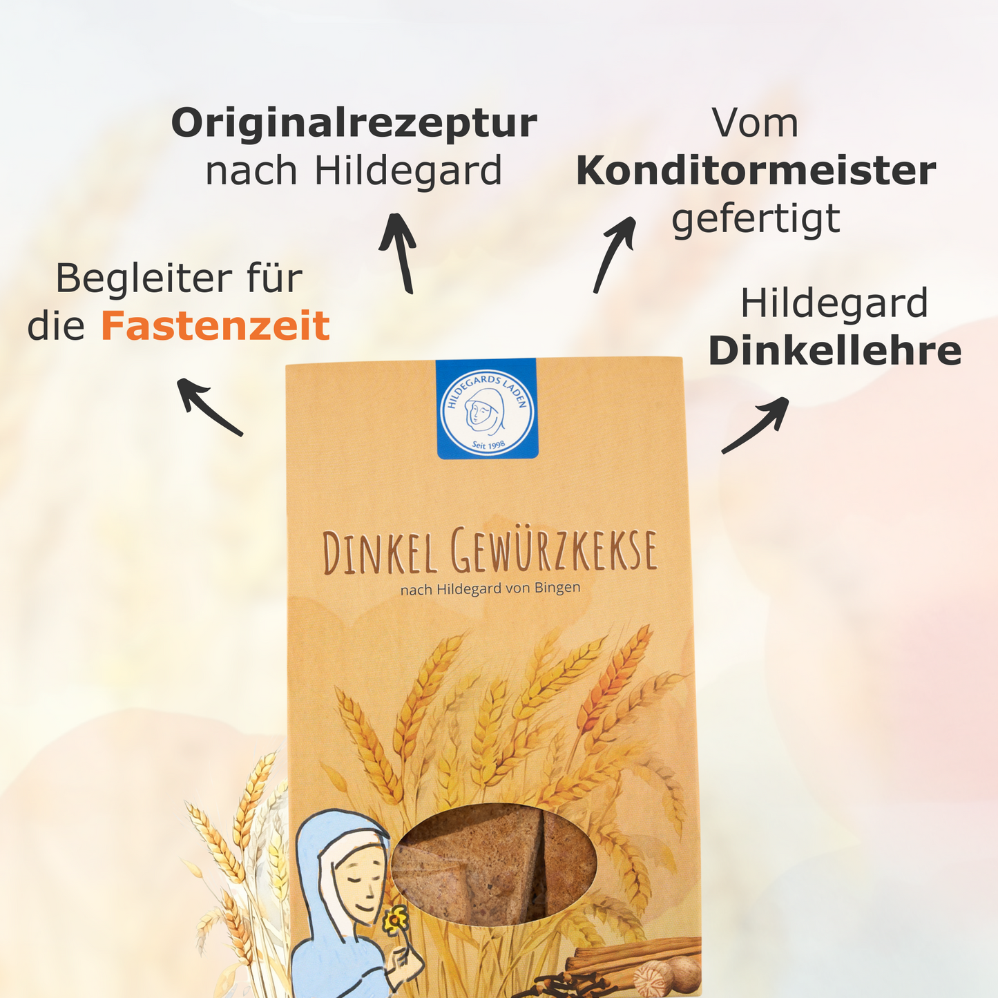 Dinkel Gewürzkekse 150g