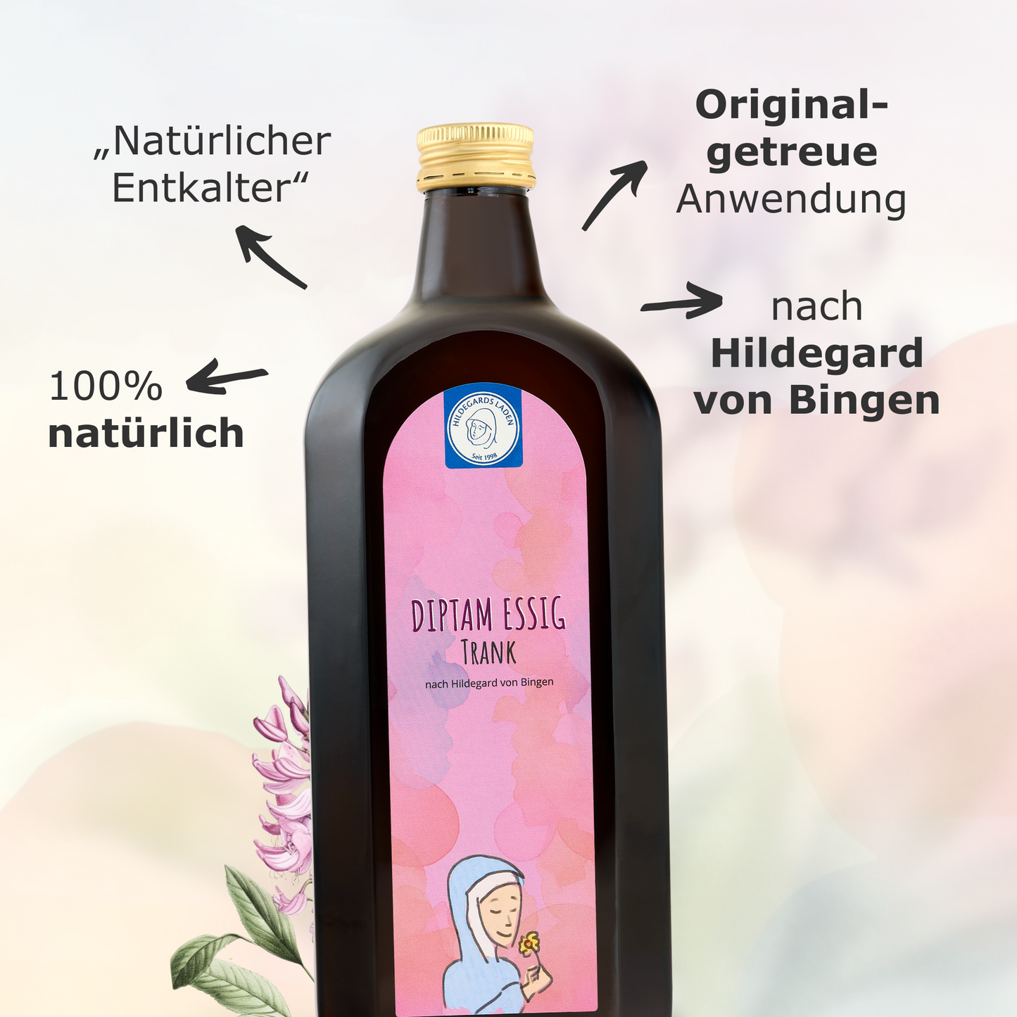 Diptam Essig Trank 8 Flaschen Kurpackung 4000ml