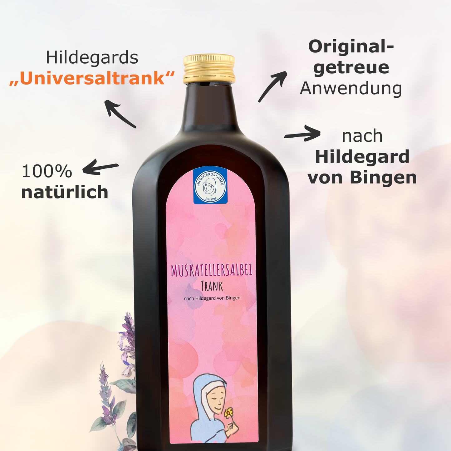 Muskatellersalbei Trank 8 Flaschen Vorteilspackung 4000ml