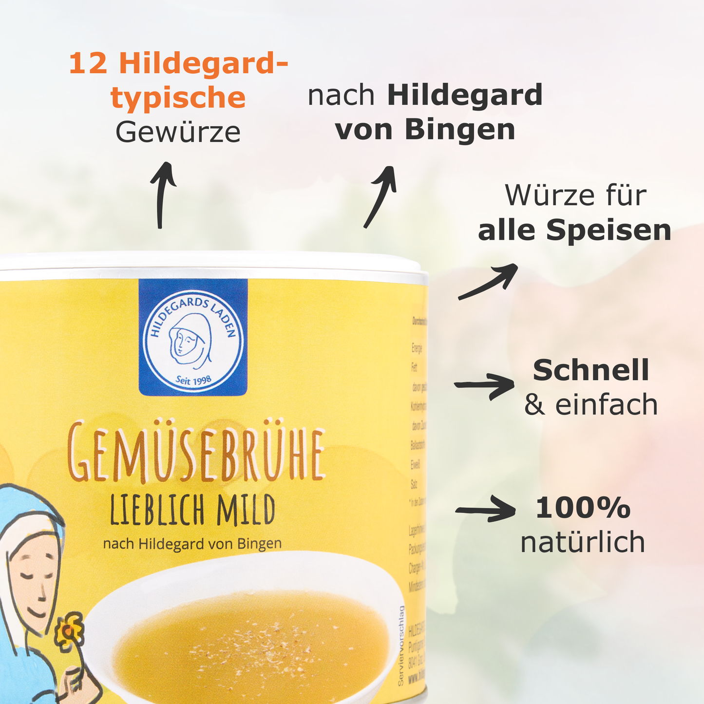 Gemüsebrühe lieblich mild 380g