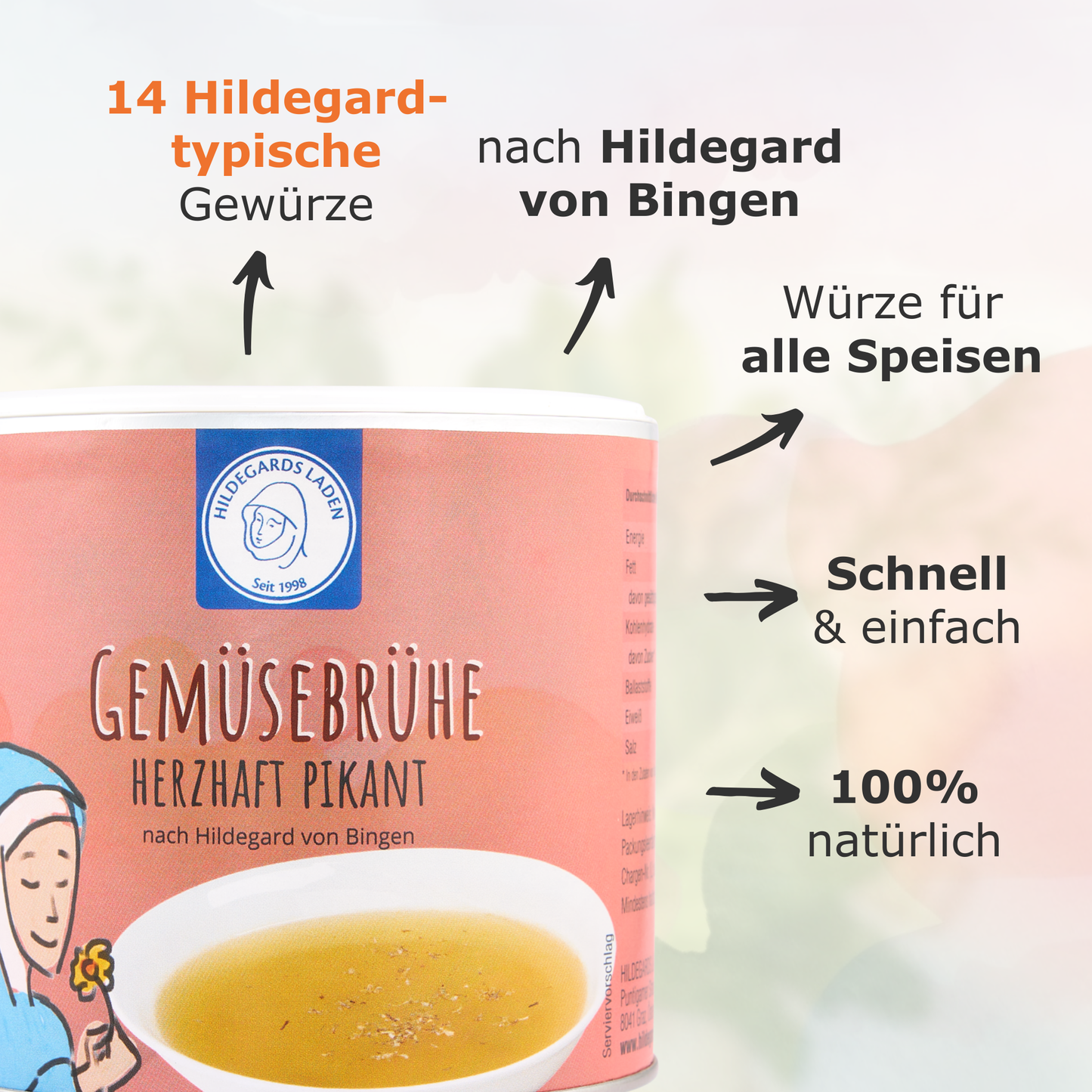Gemüsebrühe herzhaft pikant 380g