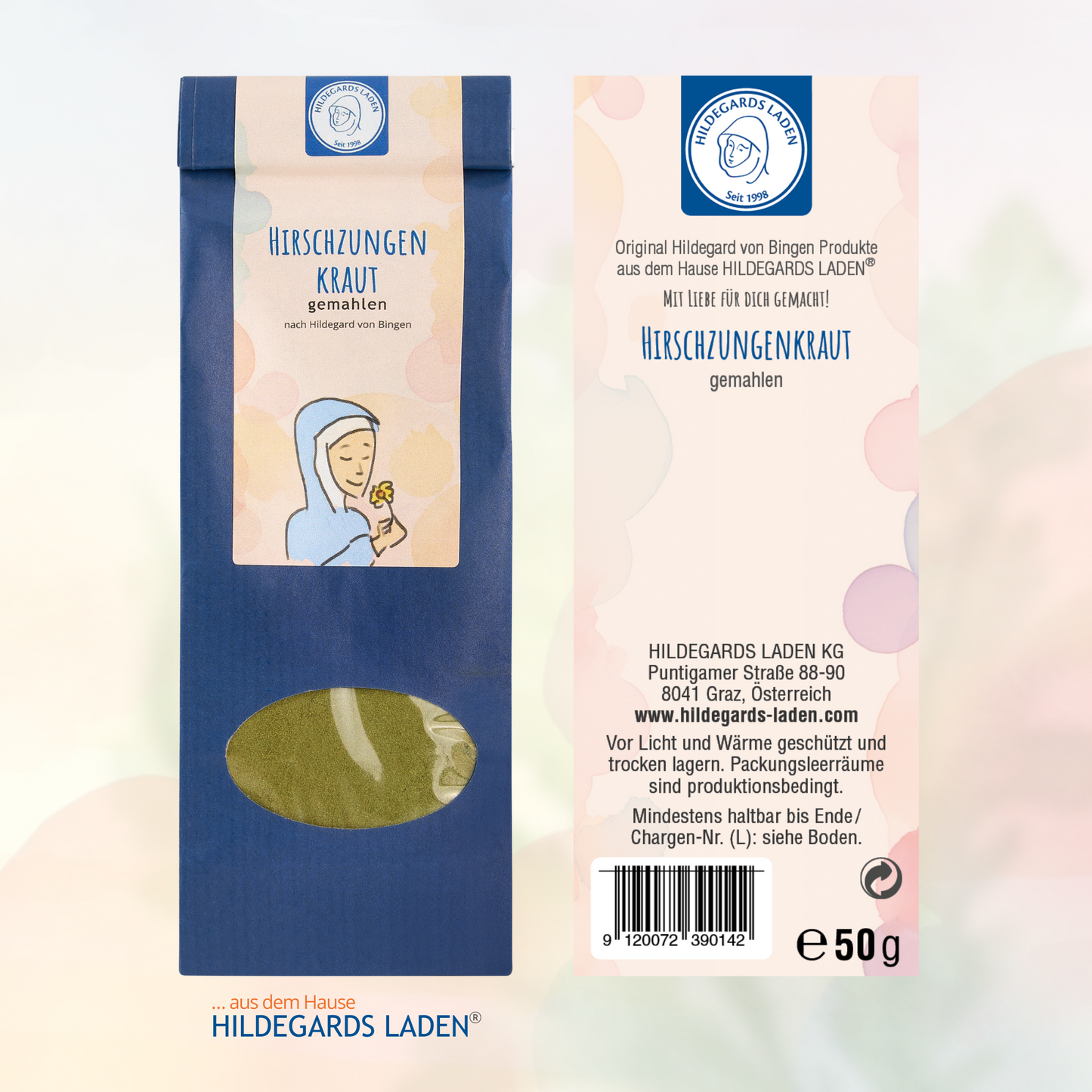 Hirschzungenkraut gemahlen 50g