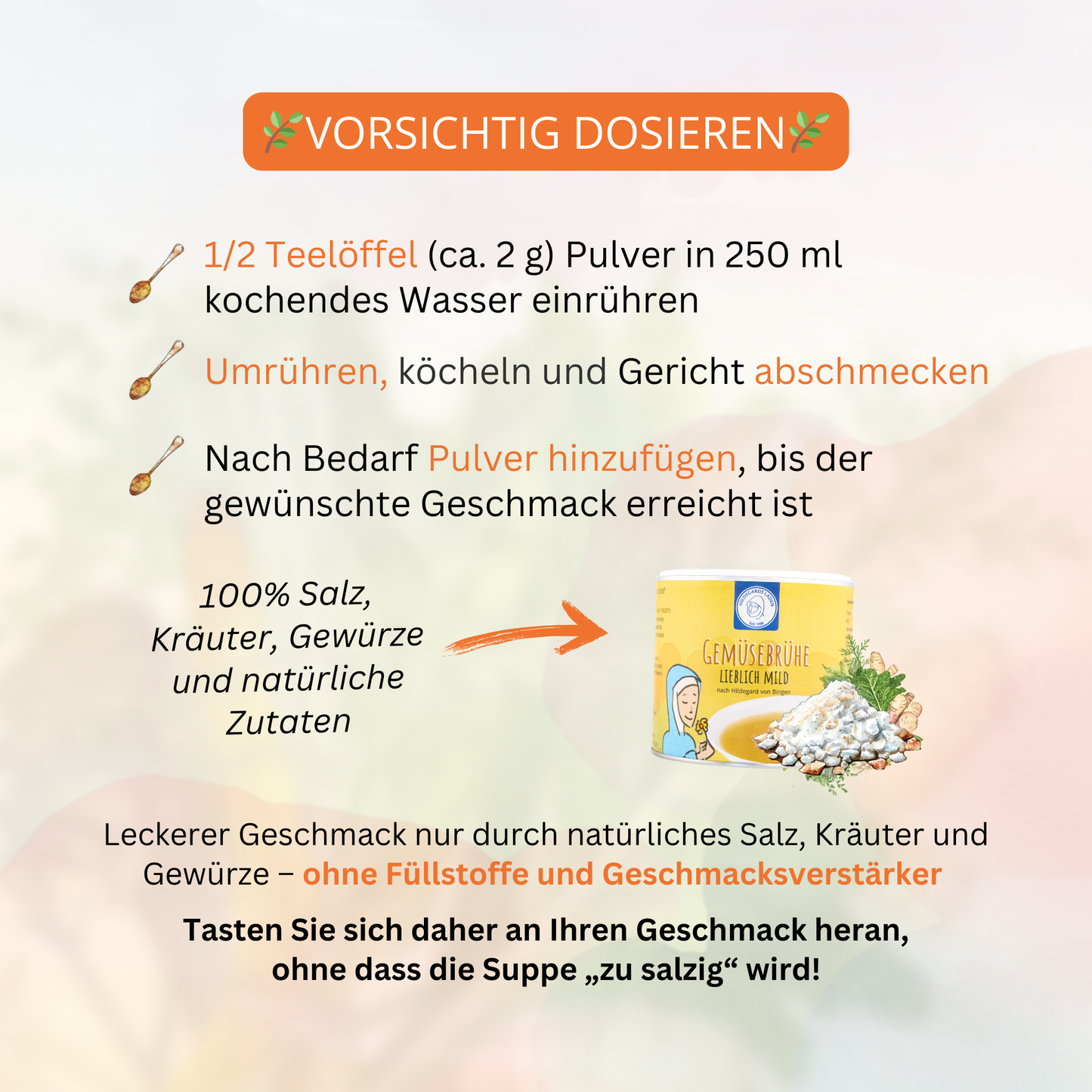 Gemüsebrühe lieblich mild 380g