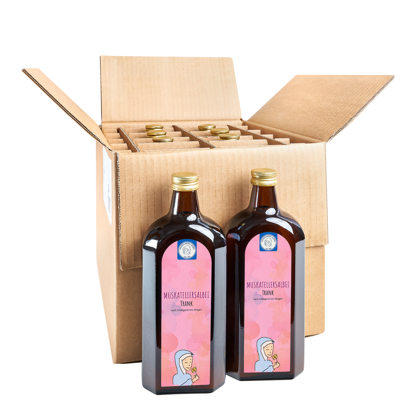 Muskatellersalbei Trank 8 Flaschen Vorteilspackung 4000ml
