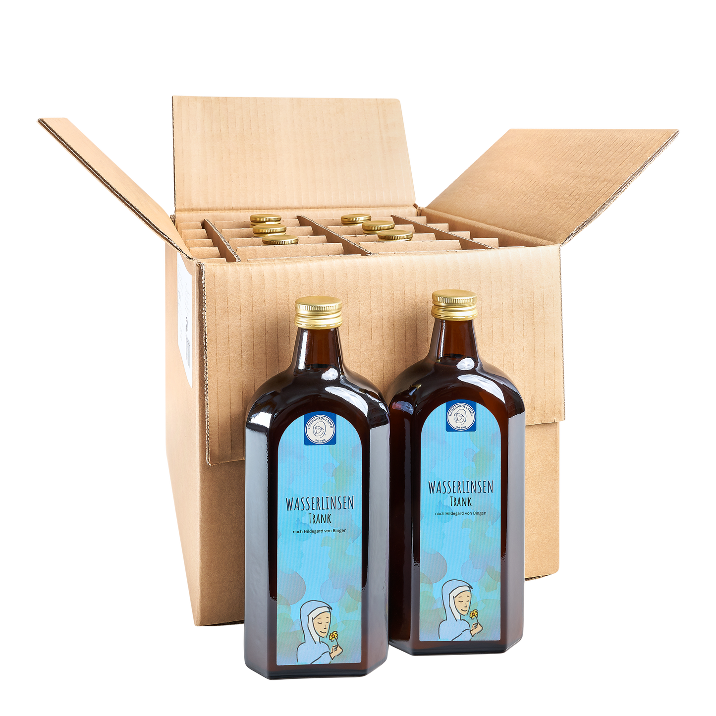 Wasserlinsen Trank 8 Flaschen Kurpackung 4000ml