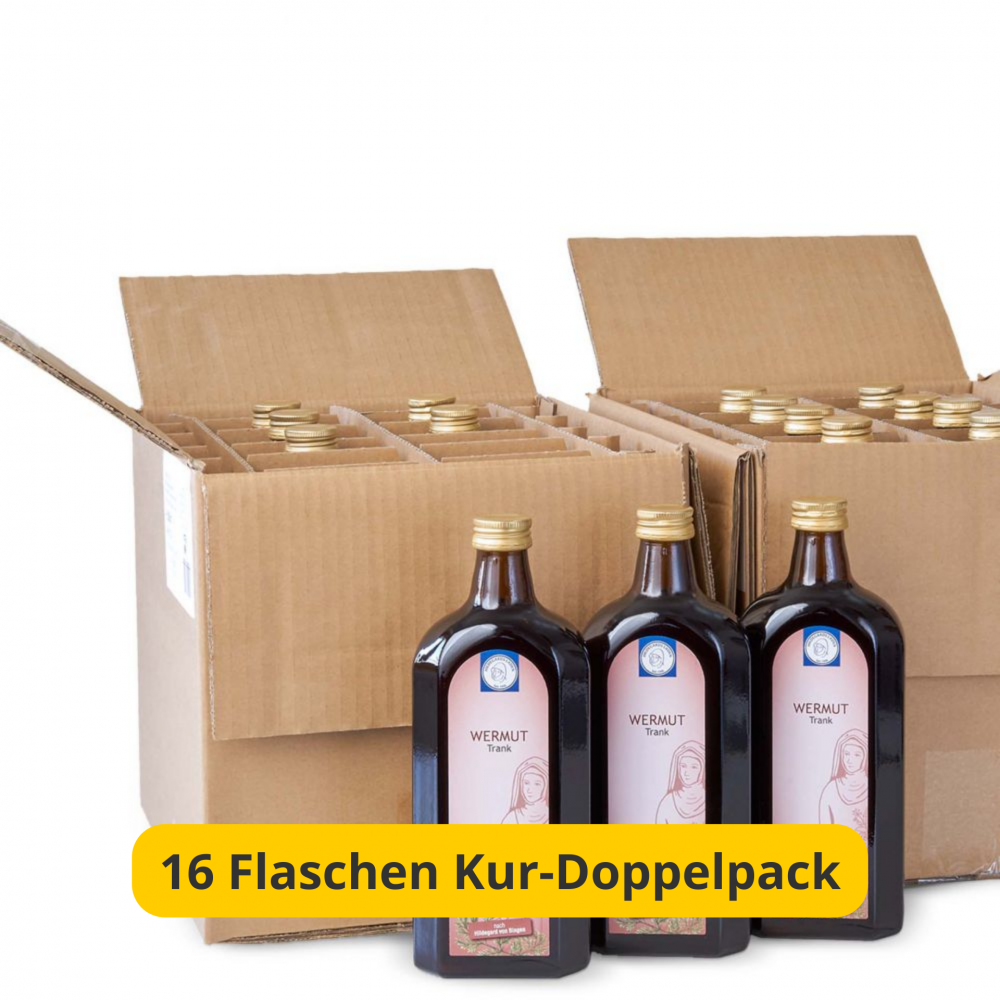Wermut Trank 16 Flaschen (Doppelpack für 2 Personen)