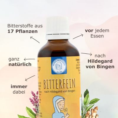 Bitterfein - Kräuterbitter-Tropfen Jahresvorrat 12 Stück 600ml