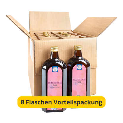 Muskatellersalbei Trank 8 Flaschen Vorteilspackung 4000ml