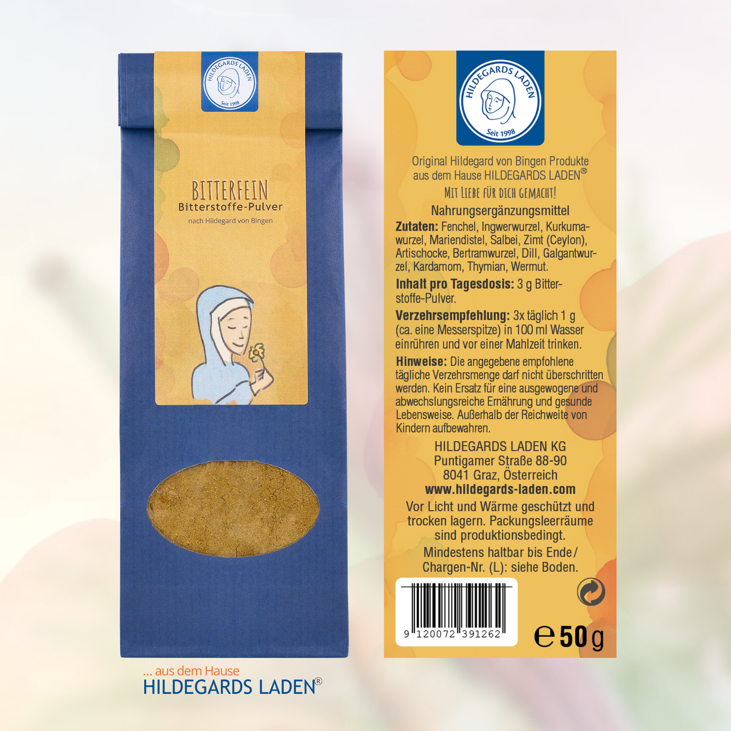Bitterfein Kräuterbitter-Pulver 50g