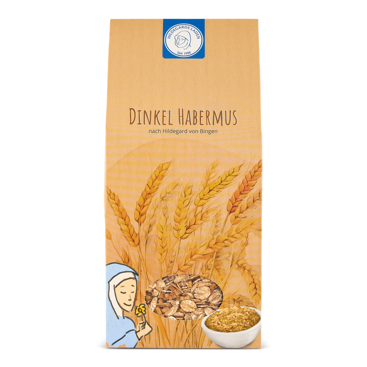 Dinkel Habermus in einer Schüssel